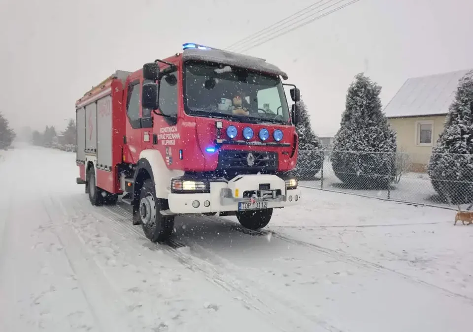 Wyciek gazu w Lipniku. Interweniowała OSP i pogotowie gazowe