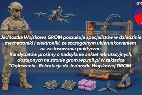 GROM szuka specjalistów z mechatroniki i elektroniki – rusza rekrutacja
