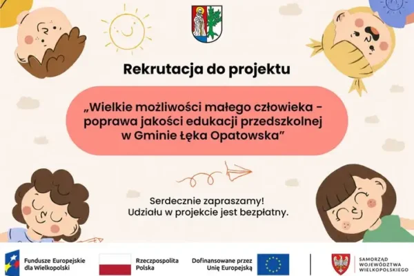 Rusza rekrutacja do zajęć przedszkolnych w Gminie Łęka Opatowska