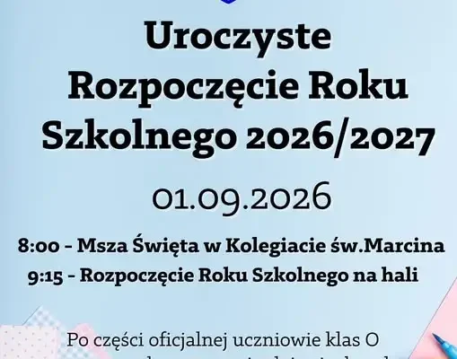 Uroczyste rozpoczęcie roku szkolnego w Opatowie – 1 września 2026