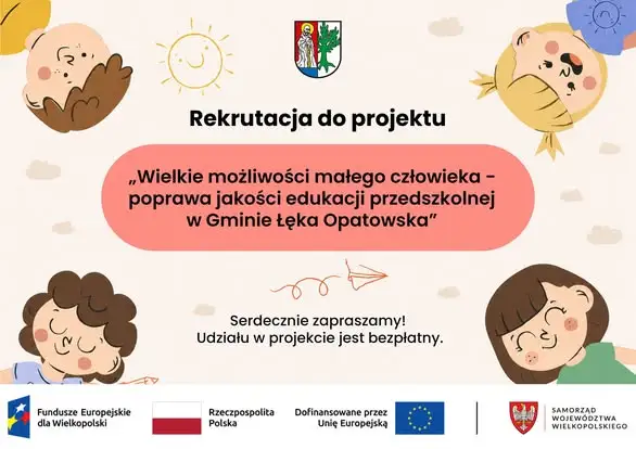 Rusza rekrutacja do projektu edukacyjnego dla przedszkolaków w Gminie Łęka Opatowska