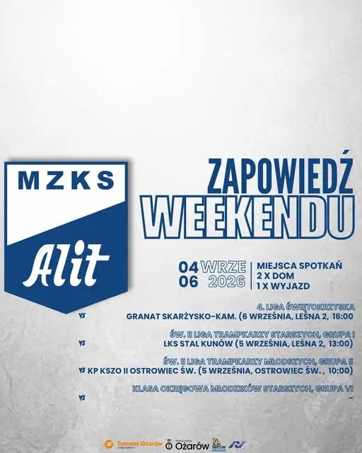 Weekend z piłką: startują drużyny młodzieżowe, seniorzy grają u siebie