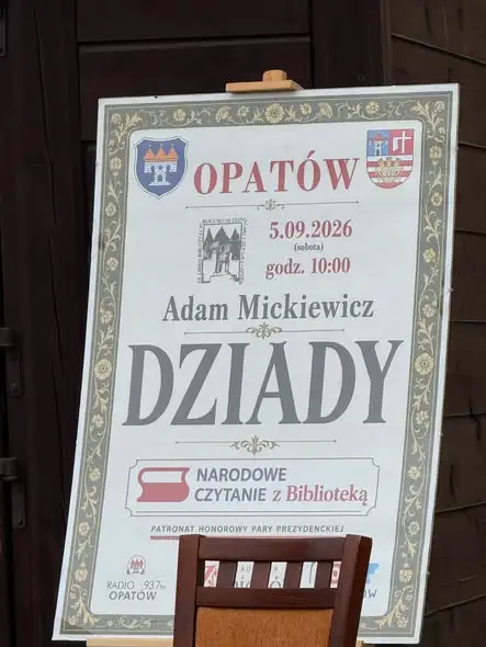 Narodowe Czytanie „Dziadów” w Opatowie – tradycja pod patronatem Pary Prezydenckiej