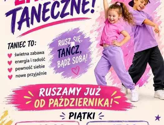 Zajęcia taneczne dla dzieci i młodzieży w Gminie Sadowie – rusza nowy sezon