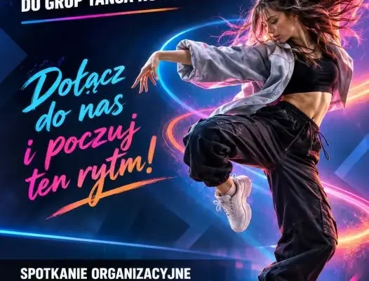 GOK Włostów zaprasza na nabór do grup tańca nowoczesnego
