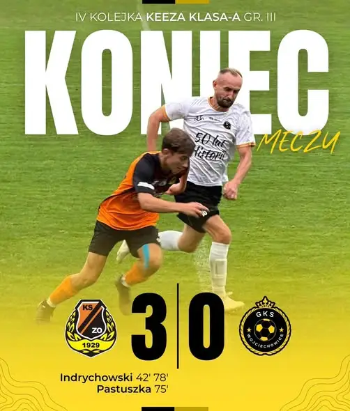 GKS Wojciechowice przegrywa z KSZO II Ostrowiec 0:3