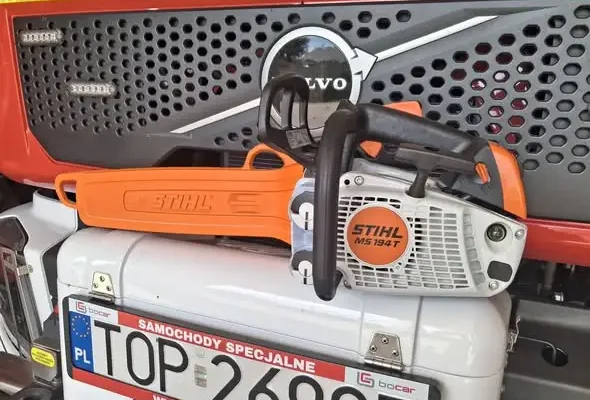 Nowa pilarka STIHL dla OSP Baćkowice od Nadleśnictwa Łagów