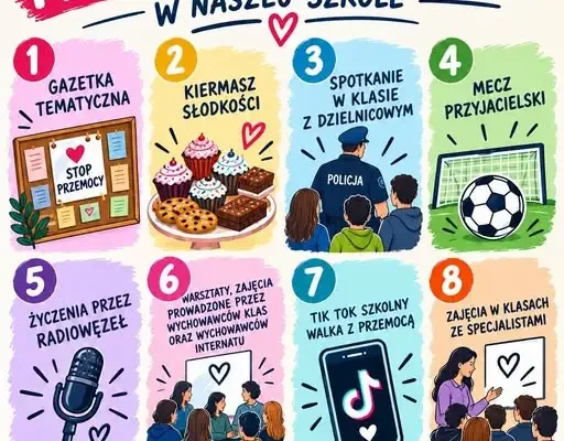 Tydzień przeciwdziałania przemocy rówieśniczej w ZSO Zarów – start już w poniedziałek