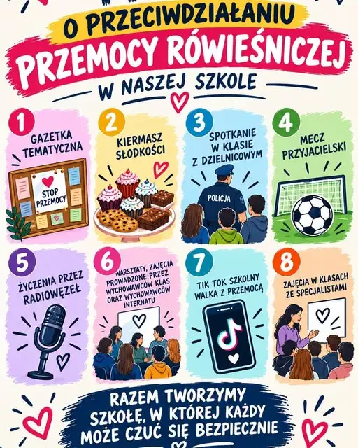 Tydzień przeciwdziałania przemocy rówieśniczej w ZSO Zarów – start już w poniedziałek