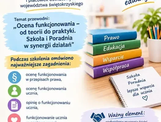 Świętokrzyscy dyrektorzy szkolą się z oceny funkcjonowania uczniów