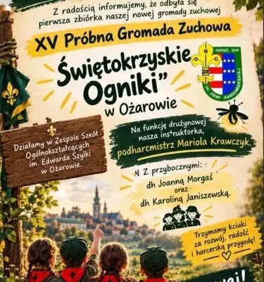 Nowa gromada zuchowa „Świętokrzyskie Ogniki” rozpoczęła działalność w Sandomierzu
