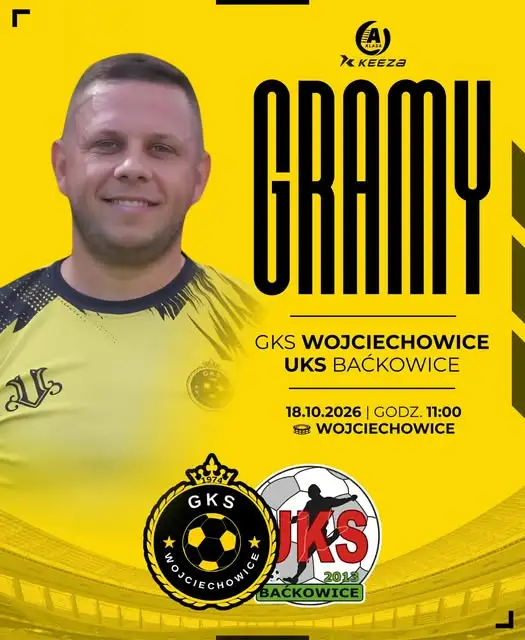 GKS Wojciechowice zagra z UKS Baćkowice – mecz, doping i konkurs z nagrodami